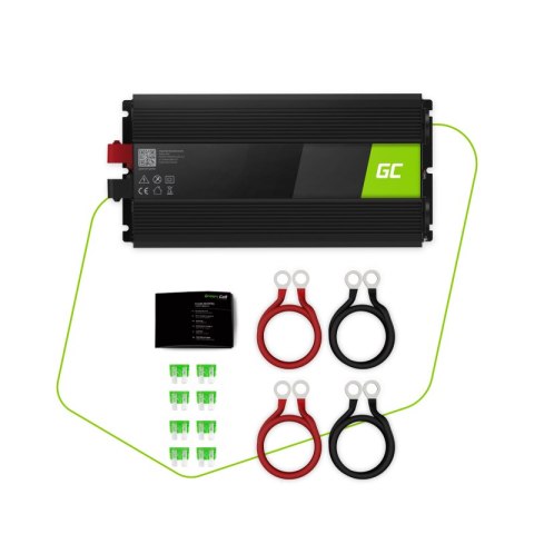 Green Cell - Przetwornica napięcia Inwerter Green Cell® 24V na 230V 3000W/6000W Czysta sinusoida Green Cell - Przetwornica napięcia Inwerter Green Cell® 24V na 230V 3000W/6000W Czysta sinusoida