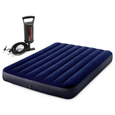 Materac dmuchany dwuosobowy z pompką tłokową INTEX 64758 - 68612 Materac dmuchany dwuosobowy z pompką tłokową INTEX 64758 - 68612