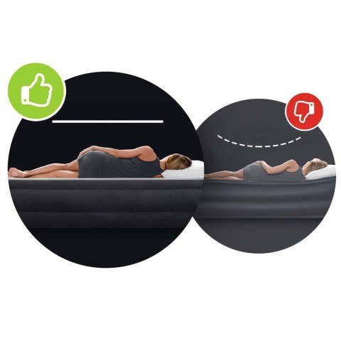 Materac dmuchany z pompką tłokową INTEX 64142 - 68612 Materac dmuchany z pompką tłokową INTEX 64142 - 68612