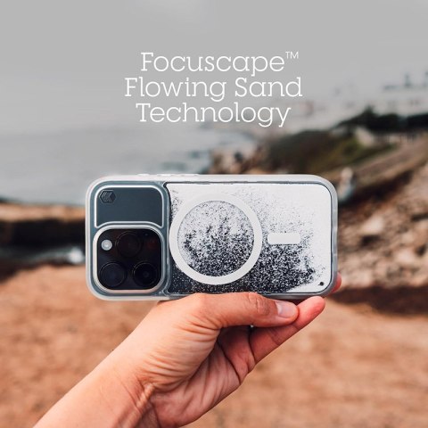 STM Relax Sand MagSafe - Etui antystresowe iPhone 15 (Clear / White) STM Relax Sand MagSafe - Etui antystresowe iPhone 15 (Clear / White)