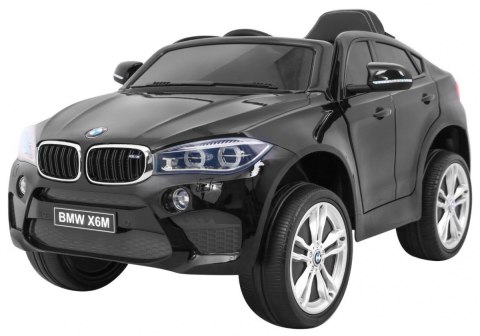 BMW X6M Elektryczne Autko dla dzieci Czarny + Pilot + EVA + Wolny Start + Panel audio + LED BMW X6M Elektryczne Autko dla dzieci Czarny + Pilot + EVA + Wolny Start + Panel audio + LED