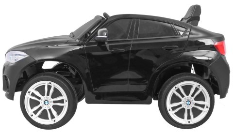 BMW X6M Elektryczne Autko dla dzieci Czarny + Pilot + EVA + Wolny Start + Panel audio + LED BMW X6M Elektryczne Autko dla dzieci Czarny + Pilot + EVA + Wolny Start + Panel audio + LED