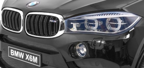 BMW X6M Elektryczne Autko dla dzieci Czarny + Pilot + EVA + Wolny Start + Panel audio + LED BMW X6M Elektryczne Autko dla dzieci Czarny + Pilot + EVA + Wolny Start + Panel audio + LED