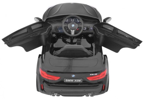 BMW X6M Elektryczne Autko dla dzieci Czarny + Pilot + EVA + Wolny Start + Panel audio + LED BMW X6M Elektryczne Autko dla dzieci Czarny + Pilot + EVA + Wolny Start + Panel audio + LED