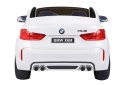 BMW X6M XXL dla 2 dzieci Biały SUV + Pilot + Ekoskóra