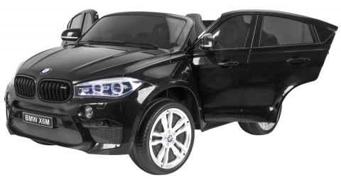 BMW X6M XXL dla 2 dzieci Czarny SUV + Pilot + Ekoskóra BMW X6M XXL dla 2 dzieci Czarny SUV + Pilot + Ekoskóra