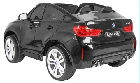 BMW X6M XXL dla 2 dzieci Czarny SUV + Pilot + Ekoskóra BMW X6M XXL dla 2 dzieci Czarny SUV + Pilot + Ekoskóra
