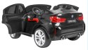 BMW X6M XXL dla 2 dzieci Czarny SUV + Pilot + Ekoskóra