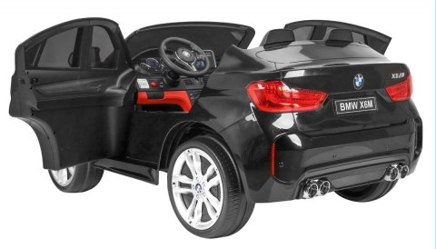 BMW X6M XXL dla 2 dzieci Czarny SUV + Pilot + Ekoskóra BMW X6M XXL dla 2 dzieci Czarny SUV + Pilot + Ekoskóra