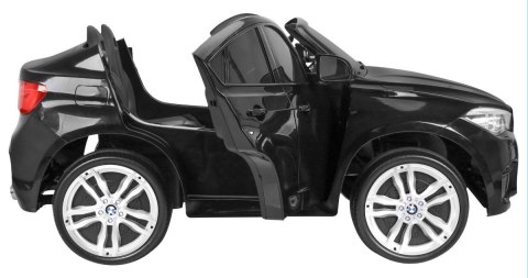 BMW X6M XXL dla 2 dzieci Czarny SUV + Pilot + Ekoskóra BMW X6M XXL dla 2 dzieci Czarny SUV + Pilot + Ekoskóra