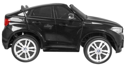 BMW X6M XXL dla 2 dzieci Czarny SUV + Pilot + Ekoskóra BMW X6M XXL dla 2 dzieci Czarny SUV + Pilot + Ekoskóra