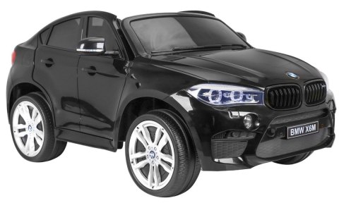 BMW X6M XXL dla 2 dzieci Czarny SUV + Pilot + Ekoskóra BMW X6M XXL dla 2 dzieci Czarny SUV + Pilot + Ekoskóra