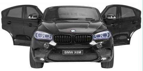 BMW X6M XXL dla 2 dzieci Czarny SUV + Pilot + Ekoskóra BMW X6M XXL dla 2 dzieci Czarny SUV + Pilot + Ekoskóra