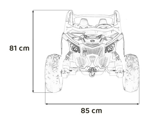 Pojazd Buggy Maverick Turbo RR Czerwony Pojazd Buggy Maverick Turbo RR Czerwony