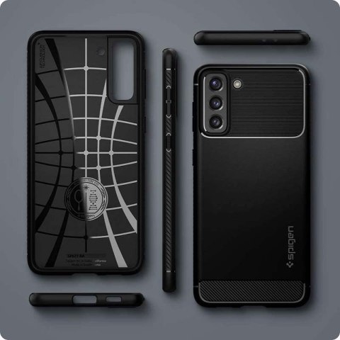 Spigen Rugged Armor - Etui do Samsung Galaxy S21 5G (Czarny) Spigen Rugged Armor - Etui do Samsung Galaxy S21 5G (Czarny)