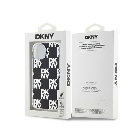 DKNY IML Checkered Mono Pattern - Etui do iPhone 15 / 14 / 13 (czarny) DKNY IML Checkered Mono Pattern - Etui do iPhone 15 / 14 / 13 (czarny)