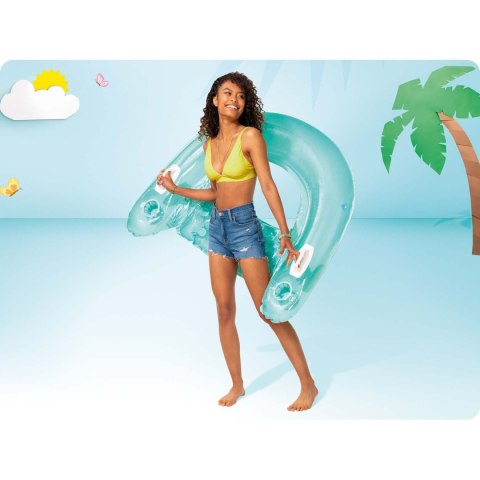 Fotel do pływania z uchwytami 147 x 99 cm INTEX 58859 niebieski Fotel do pływania z uchwytami 147 x 99 cm INTEX 58859 niebieski