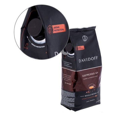 Kawa ziarnista Davidoff Espresso 57 1000g Kawa ziarnista Davidoff Espresso 57 1000g