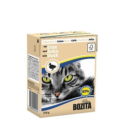 BOZITA Mięsne kawałki z kaczką w galaretce 370g BOZITA Mięsne kawałki z kaczką w galaretce 370g