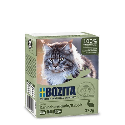 BOZITA Mięsne kawałki z królikiem w galaretce 370g BOZITA Mięsne kawałki z królikiem w galaretce 370g