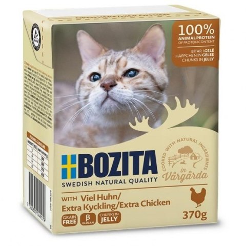 BOZITA Mięsne kawałki z kurczakiem w galaretce 370g BOZITA Mięsne kawałki z kurczakiem w galaretce 370g