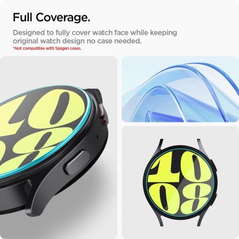 Spigen GLAS.TR EZ FIT 2-Pack - Szkło hartowane do Samsung Galaxy Watch 7 40 mm (2 szt) Spigen GLAS.TR EZ FIT 2-Pack - Szkło hartowane do Samsung Galaxy Watch 7 40 mm (2 szt)