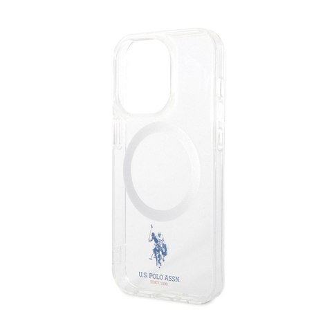 US Polo Assn MagSafe Collection - Etui iPhone 15 Pro (przezroczysty) US Polo Assn MagSafe Collection - Etui iPhone 15 Pro (przezroczysty)