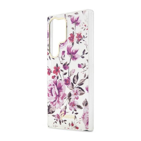 Guess Flower Collection - Etui Samsung Galaxy S23 Ultra (biały) Guess Flower Collection - Etui Samsung Galaxy S23 Ultra (biały)