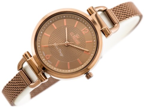 ZEGAREK G. ROSSI - LESTI - 3652B (zg772g) - copper + BOX ZEGAREK G. ROSSI - LESTI - 3652B (zg772g) - copper + BOX