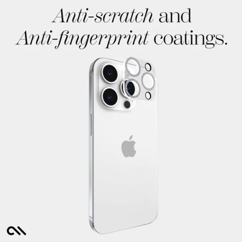 Case-Mate Sparkle Lens Protector - Szkło ochronne na aparat iPhone 15 Pro / iPhone 15 Pro Max (Twinkle) Case-Mate Sparkle Lens Protector - Szkło ochronne na aparat iPhone 15 Pro / iPhone 15 Pro Max (Twinkle)