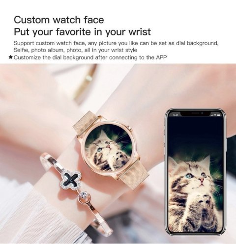 SMARTWATCH DAMSKI Rubicon RNBE66 - WŁASNE TARCZE (sr014c) SMARTWATCH DAMSKI Rubicon RNBE66 - WŁASNE TARCZE (sr014c)