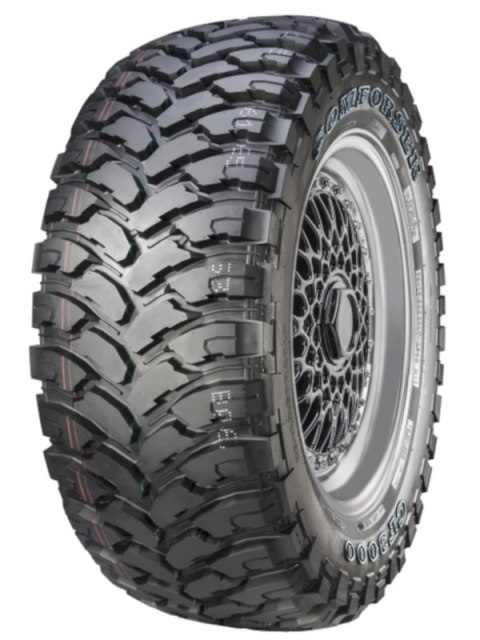 Komplet 4 szt. (2 szt. lewe i 2 szt. prawe) COMFORSER 265/75R16LT CF3000 MT 119/116Q 8PR TL OWL POR Komplet 4 szt. (2 szt. lewe i 2 szt. prawe) COMFORSER 265/75R16LT CF3000 MT 119/116Q 8PR TL OWL POR