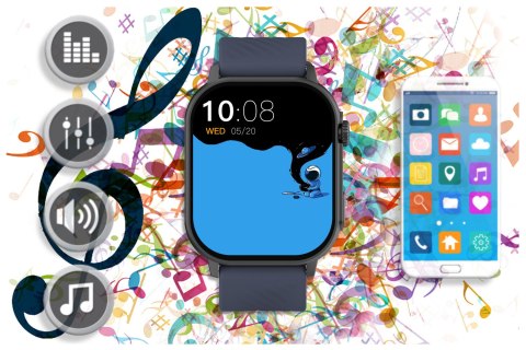 SMARTWATCH UNISEX GRAVITY GT15-4 - ROZMOWY BLUETOOTH, DODATKOWY PASEK (sg029d) SMARTWATCH UNISEX GRAVITY GT15-4 - ROZMOWY BLUETOOTH, DODATKOWY PASEK (sg029d)