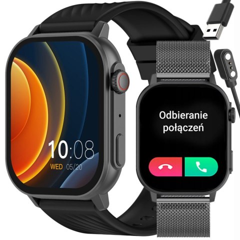 SMARTWATCH UNISEX GRAVITY GT15-5 - ROZMOWY BLUETOOTH, DODATKOWY PASEK (sg029e) SMARTWATCH UNISEX GRAVITY GT15-5 - ROZMOWY BLUETOOTH, DODATKOWY PASEK (sg029e)