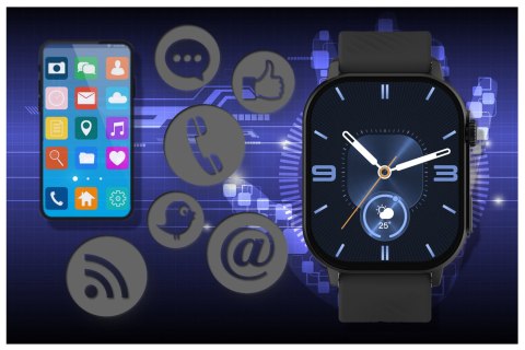 SMARTWATCH UNISEX GRAVITY GT15-5 - ROZMOWY BLUETOOTH, DODATKOWY PASEK (sg029e) SMARTWATCH UNISEX GRAVITY GT15-5 - ROZMOWY BLUETOOTH, DODATKOWY PASEK (sg029e)