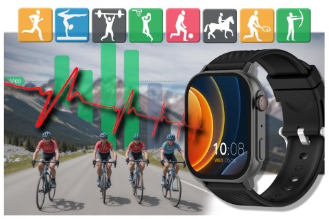SMARTWATCH UNISEX GRAVITY GT15-5 - ROZMOWY BLUETOOTH, DODATKOWY PASEK (sg029e) SMARTWATCH UNISEX GRAVITY GT15-5 - ROZMOWY BLUETOOTH, DODATKOWY PASEK (sg029e)