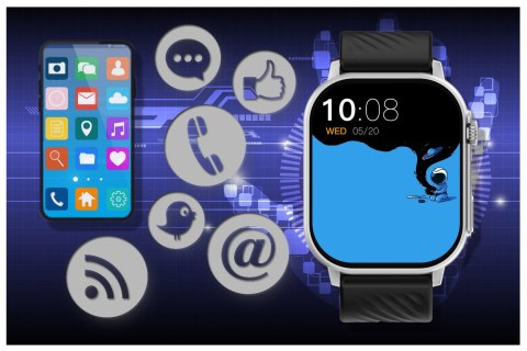 SMARTWATCH UNISEX GRAVITY GT15-9 - ROZMOWY BLUETOOTH, DODATKOWY PASEK (sg029i) SMARTWATCH UNISEX GRAVITY GT15-9 - ROZMOWY BLUETOOTH, DODATKOWY PASEK (sg029i)