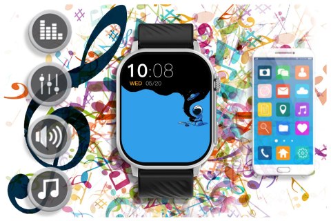 SMARTWATCH UNISEX GRAVITY GT15-9 - ROZMOWY BLUETOOTH, DODATKOWY PASEK (sg029i) SMARTWATCH UNISEX GRAVITY GT15-9 - ROZMOWY BLUETOOTH, DODATKOWY PASEK (sg029i)