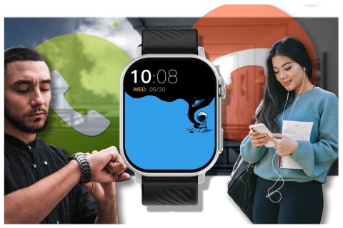 SMARTWATCH UNISEX GRAVITY GT15-9 - ROZMOWY BLUETOOTH, DODATKOWY PASEK (sg029i) SMARTWATCH UNISEX GRAVITY GT15-9 - ROZMOWY BLUETOOTH, DODATKOWY PASEK (sg029i)