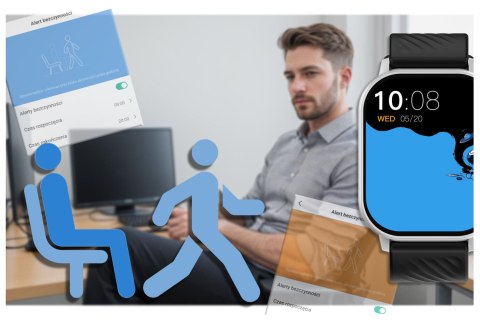 SMARTWATCH UNISEX GRAVITY GT15-9 - ROZMOWY BLUETOOTH, DODATKOWY PASEK (sg029i) SMARTWATCH UNISEX GRAVITY GT15-9 - ROZMOWY BLUETOOTH, DODATKOWY PASEK (sg029i)