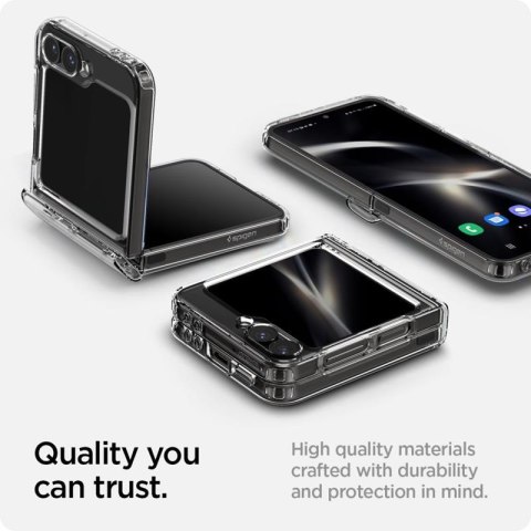 Spigen Ultra Hybrid Pro - Etui do Samsung Galaxy Z Flip 6 (Crystal Clear) Spigen Ultra Hybrid Pro - Etui do Samsung Galaxy Z Flip 6 (Crystal Clear)