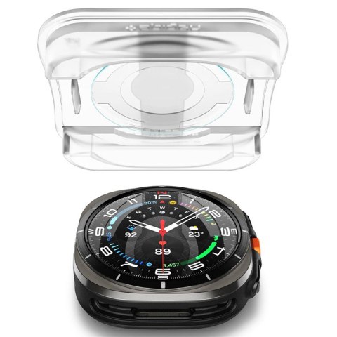 Spigen GLAS.TR EZ FIT 2-Pack - Szkło hartowane do Samsung Galaxy Watch Ultra 47 mm (2 szt) Spigen GLAS.TR EZ FIT 2-Pack - Szkło hartowane do Samsung Galaxy Watch Ultra 47 mm (2 szt)