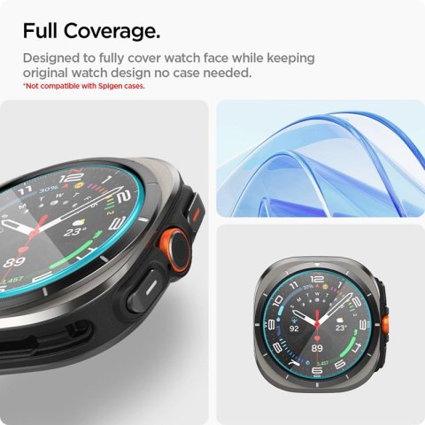 Spigen GLAS.TR EZ FIT 2-Pack - Szkło hartowane do Samsung Galaxy Watch Ultra 47 mm (2 szt) Spigen GLAS.TR EZ FIT 2-Pack - Szkło hartowane do Samsung Galaxy Watch Ultra 47 mm (2 szt)