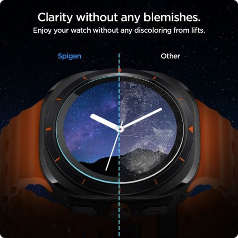 Spigen GLAS.TR EZ FIT 2-Pack - Szkło hartowane do Samsung Galaxy Watch Ultra 47 mm (2 szt) Spigen GLAS.TR EZ FIT 2-Pack - Szkło hartowane do Samsung Galaxy Watch Ultra 47 mm (2 szt)