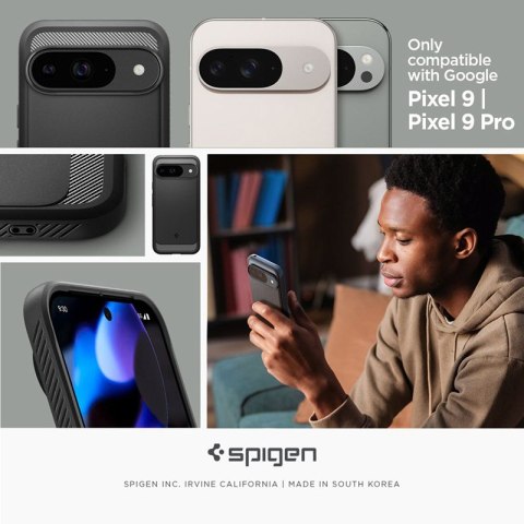 Spigen Rugged Armor - Etui do Google Pixel 9 / 9 Pro (Matte Black) Spigen Rugged Armor - Etui do Google Pixel 9 / 9 Pro (Matte Black)