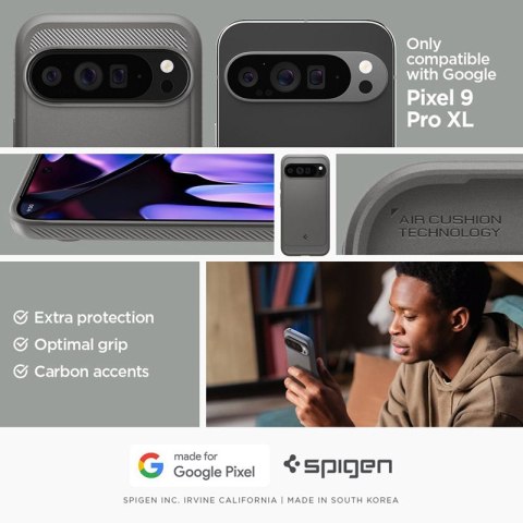 Spigen Rugged Armor - Etui do Google Pixel 9 Pro XL (Marble Grey) Spigen Rugged Armor - Etui do Google Pixel 9 Pro XL (Marble Grey)