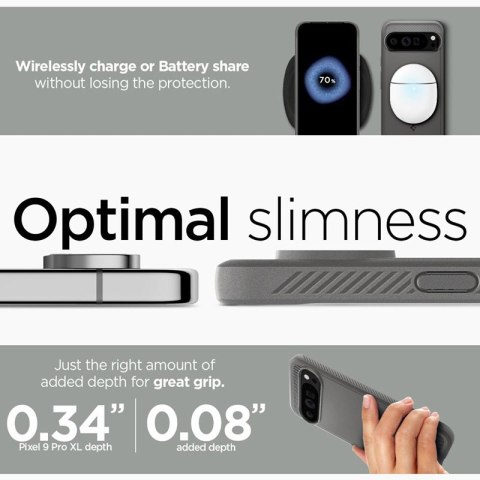Spigen Rugged Armor - Etui do Google Pixel 9 Pro XL (Marble Grey) Spigen Rugged Armor - Etui do Google Pixel 9 Pro XL (Marble Grey)