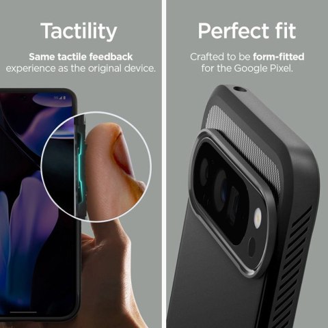 Spigen Rugged Armor - Etui do Google Pixel 9 Pro XL (Matte Black) Spigen Rugged Armor - Etui do Google Pixel 9 Pro XL (Matte Black)