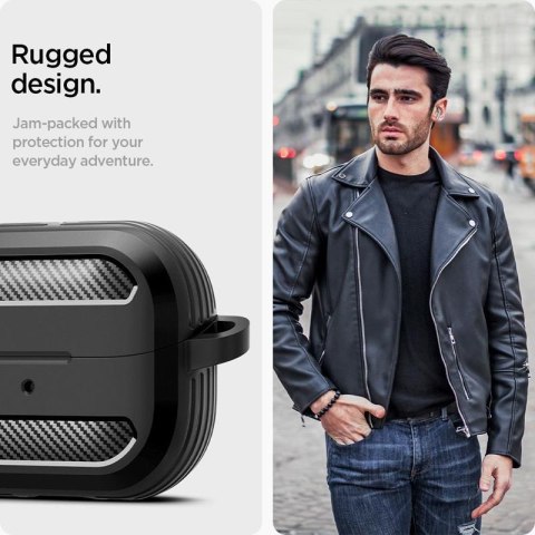 Spigen Rugged Armor - Etui do Samsung Galaxy Buds 3 / 3 Pro (Matte Black) Spigen Rugged Armor - Etui do Samsung Galaxy Buds 3 / 3 Pro (Matte Black)