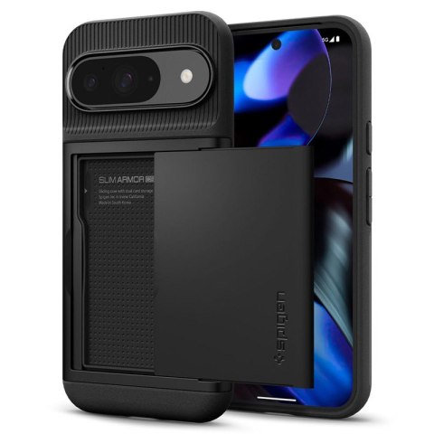 Spigen Slim Armor CS - Etui do Google Pixel 9 / 9 Pro (Czarny) Spigen Slim Armor CS - Etui do Google Pixel 9 / 9 Pro (Czarny)